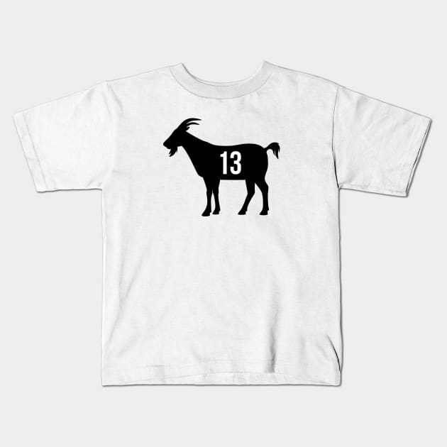 BK GOAT - 13 - White Kids T-Shirt by KFig21